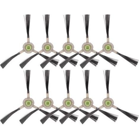 (10 pièces) Brosse latérale pour Lefant M1, M320, M310, M210B M213S M210S M210 M213 OKP K2 K3 K3A K4 K5, kit de brosse latérale pour aspirateur robot, accessoire de brosses latérales de remplacement (1/5)