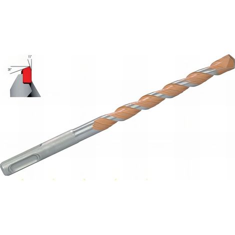 Foret tout materiaux SDS longueur : 110 mm - Diamètre 5 mm mm