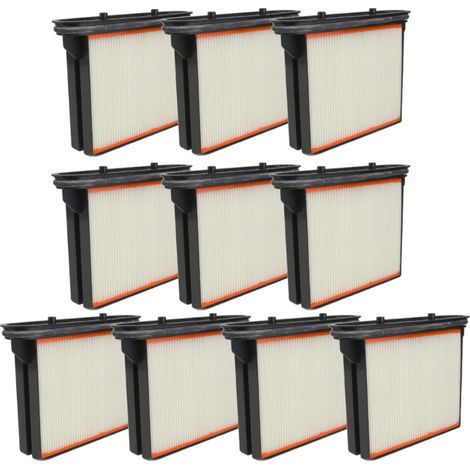 10x Trade-Shop Polyester-Faltenfilter Filter Filter-Kassette Filter-Kartusche für Starmix IS ARD-1250 ISP ARD-1435 ISP ARM-1435 (1/4)