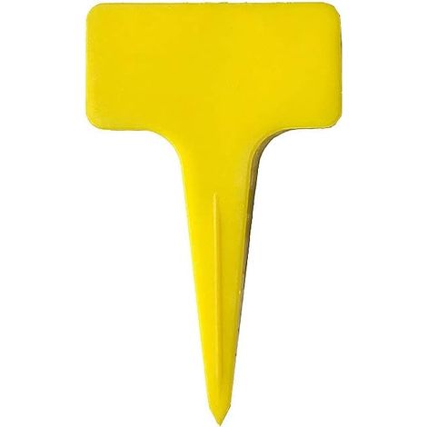 Lot de 20 Étiquettes de Jardin en Plastique pour Marquer Plantes en Pot, Multicolore, Piquets Marqueurs en T pour Serre, Fleurs et Arbres (1/5)