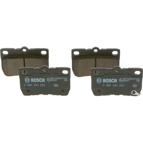 PLAQUETTES DE FREIN ARRIÈRE 0986494891 BOSCH