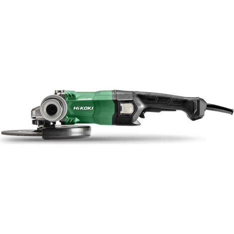 Amoladora Ø230mm 2200W SIN ESCObillas 6600 rpm Alojamiento 22,2mm Rosca M14 Freno mecánico UVP arranque progresivo, anti-rebote y anti-recul, protección contra sobrecargas, entregada en caja, 1 mango
