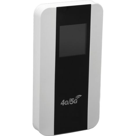 Routeur WiFi 4G 150 Mbps, emplacement pour carte SIM, compatible avec 10 appareils, écran LED, batterie 3000 mAh, point d'accès WiFi mobile pour le bureau, les voyages et la maison.