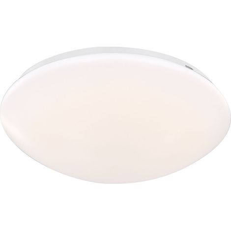 Plafonnier lampe de cuisine plafonnier LED lampe de couloir blanc opale, 12W 820lm blanc chaud, DxH 29,5 x 9,5 cm (1/4)