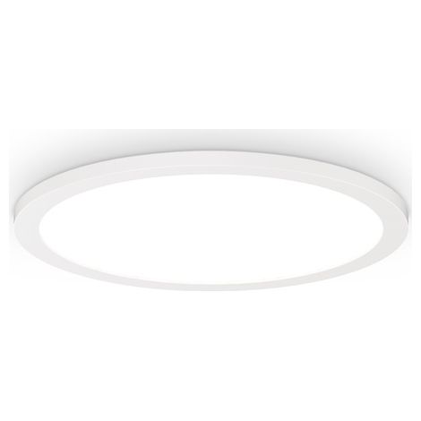 Plafoniera Moderna Fly Alluminio-Materie Plastiche Bianco Led 18W 3000K D35Cm (1/2)