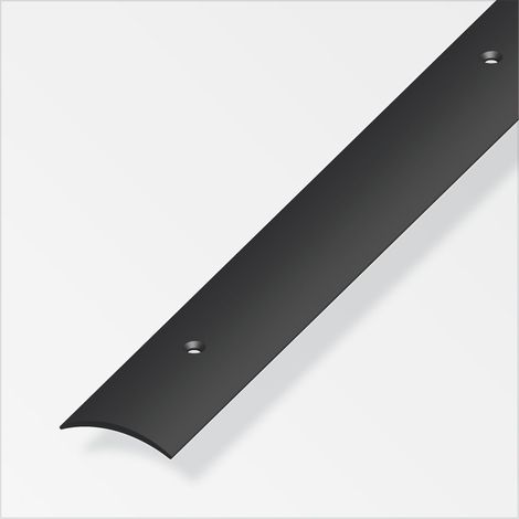 coprisoglia 30x5 pvc nero forato - 1 metro. (1/2)