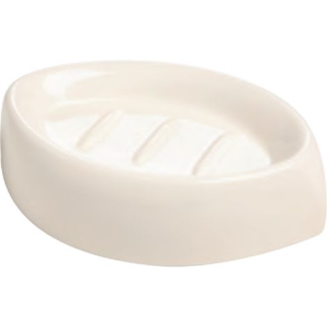 PORTASAPONE CLEO CERAMICA BIANCA