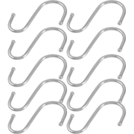 10 Pcs En Métal S En Forme De Cuisine Cuillère Pan Pot Suspendu Crochets Cintres