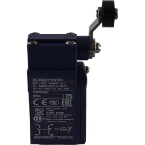 Finecorsa leva con rotella IP65 NO+NC 10A 240V (Telemecanique) Schneider Electric