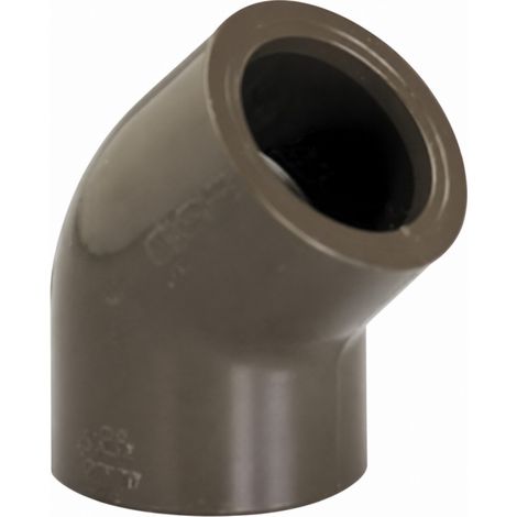 Bogen 45° PVC HTA -Wärme- weiblich/weiblich D.20
