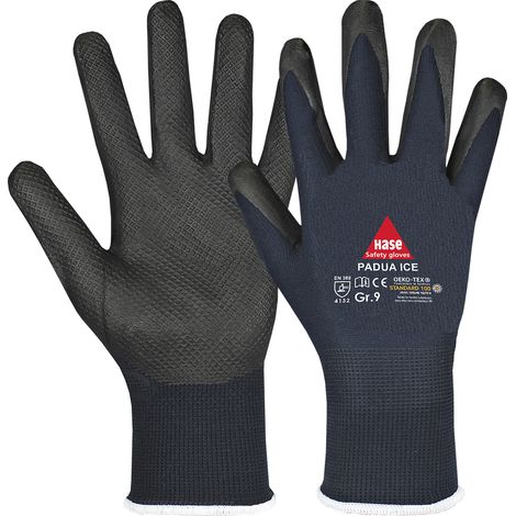 Hase PADUA ICE, Montagehandschuh aus Nylon/Nitrilschaum, Größe 6 12 Stk