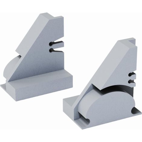 Lot de 2 embouts - Compatible avec rail de commande 948536 - Remplacement pour les stores pliants FHU et anciens FHL - Version renforcée - Plastique (1/4)