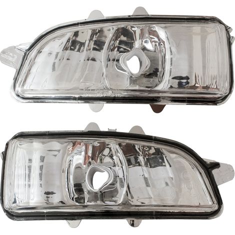 Specchietti retrovisori con indicatori di direzione sinistro e destro per Volvo C30 06-12, set da 2 pezzi (1/5)