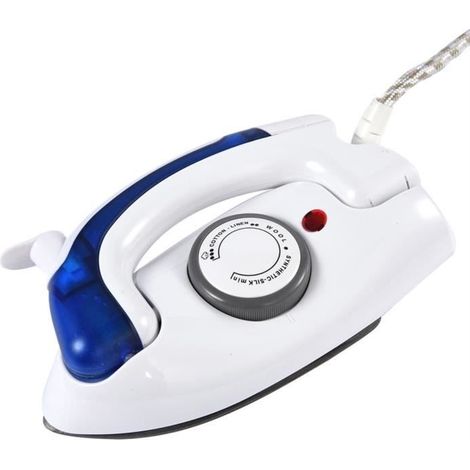Hilliland Dampfbügeleisen, tragbares, faltbares Reisedampfbügeleisen mit Temperaturregelung, EU-Stecker 220 V (1/2)