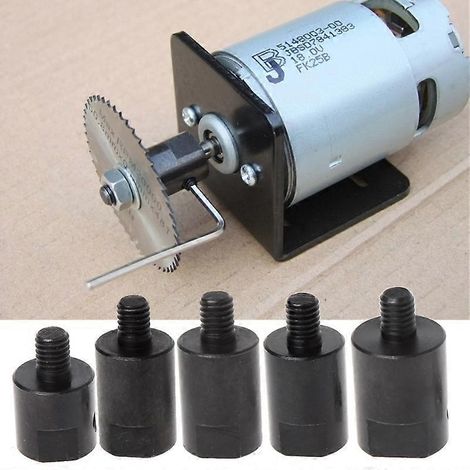 1 jeu d'accouplements pour arbre moteur d'axe 3,17/4/5/6/8 mm, manchon d'accouplement pour scie, mandrin de perceuse avec adaptateur (1/5)