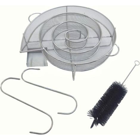 Plateau à Fumée Ronde pour Barbecue en Acier Inoxydable 304 - Outil Spécialisé pour Cuisine à Fumée Froide (1/5)