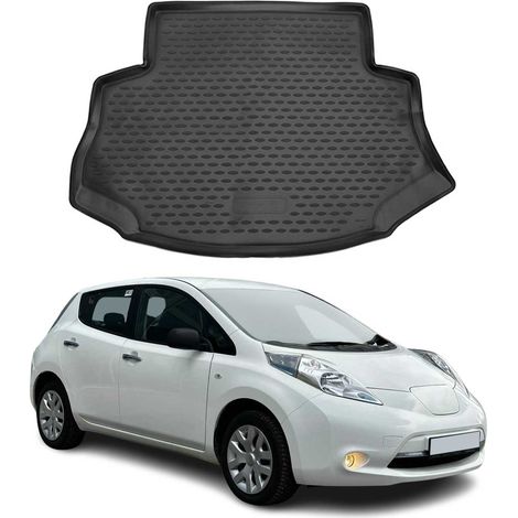 OMAC Kofferraumwanne Kompatibel mit Nissan Leaf 2011-2017 Passgenau aus Gummi Schwarz (1/5)
