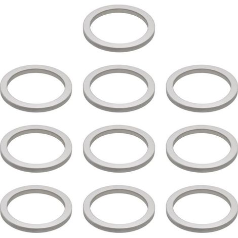 Lot de 10 Bagues de Réduction Inox 304 25,4x20x2mm pour Tête de Coupe Débroussailleuse Compatibles Stihl (1/5)