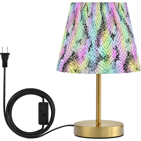 Kcldeci Lampe de chevet pour chambre à coucher, impression peau (1/5)
