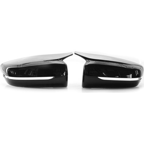 Tapas de retrovisores exteriores estilo M, color negro brillante, para BMW Serie 5 G30 G20 (2017-2020) (1/5)