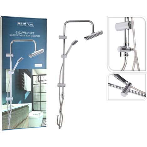 Bathroom-solutions Colonne de Douche Moderne Noir Mat (1/4)