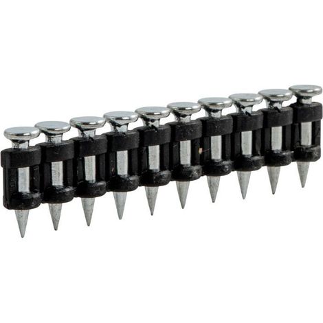 500 Pointes lisses béton CPX27 - Tête plate - Galvanisé - 2.70 mm - 500 - 30 mm