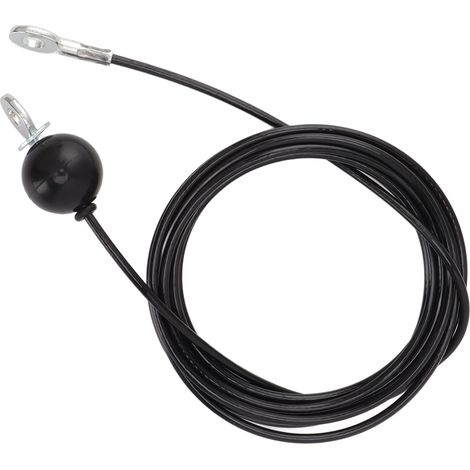 Heimfitnesskabel, robustes Stahl-Ersatzkabel für Heimfitnessgeräte, Ersatzteil für das körperliche Training, schwarz, 4 m / 13,1 ft (1/5)