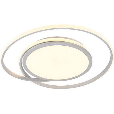 Lucande LED 'Noud' in Grigio da Metallo