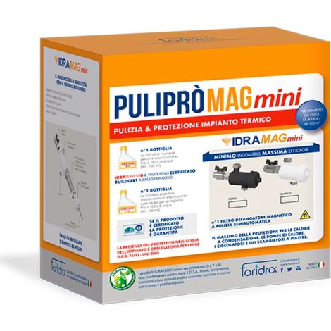 Foridra Puliprò Mag Mini Defangatore + Idraterm 110 + Idraterm 805