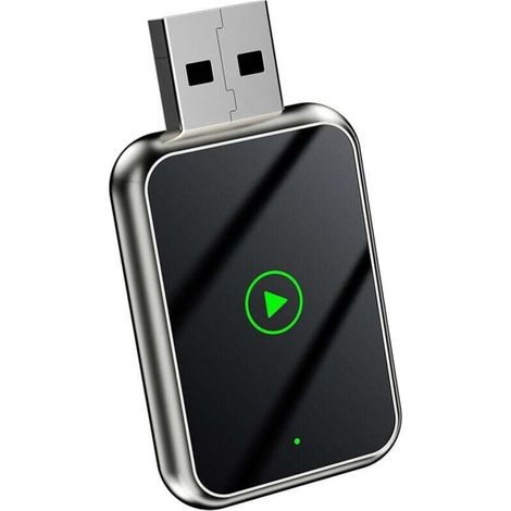 Adaptateur CarPlay sans Fil & Android Auto sans Fil, 2-in-1 CarPlay sans Fil & Android Auto sans Fil Adaptateur, Convertir Filaire en CarPlay sans Fil, Plug and Play (1/4)