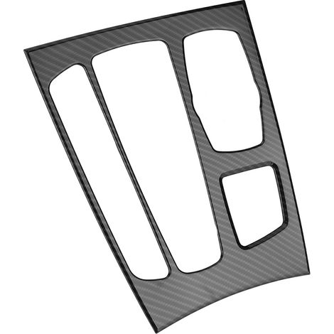 Habillage décoratif panneau central levier de vitesse intérieur voiture pour BMW X5 X6 F15 F16 14-18 en fibre de carbone (1/5)