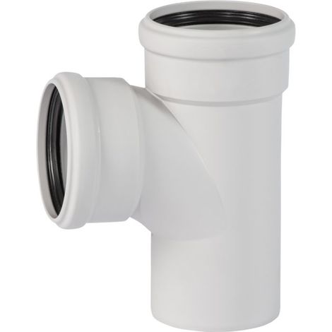 Raccord de robinetterie DN/OD 110/110 x 87,5° – SKU 335400 – Pour espaces confinés – Fixation par vis – Ostendorf (1/2)