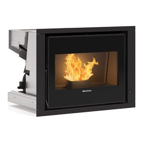 LA NORDICA Extraflame Inserto a Pellet Nero Ventilato Comfort P70 5.0 Potenza 10.0 kW 5 Stelle