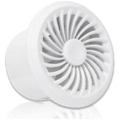 98 mm Ventilateur de Salle de Bain, Extracteur d'air 100 m3/h 4 W, Ventilateur Mural 4 Pouces avec Interrupteur, Extracteur d'air 1 voies avec pour Cuisine Fenêtres de Grenier Sous sol (1/5)