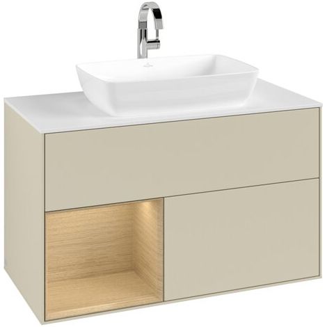 Villeroy & Boch F771PCHJ Armoire sous lavabo Finion F77 (1/3)