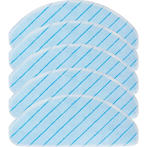 Lot de 5 Chiffons de Nettoyage lavables pour Ecovacs Deebot T9 Series T9 AIVI T9 Pro T9 Max T8 T8+ T8 AIVI T8 Max N8 N8 Plus N8+ N8 Pro N8 Pro+ pour yeedi vac 2 Pro (1/5)