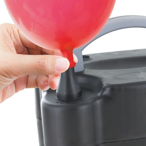 Gonfleur De Ballon De Baudruche - Party Time - Noir Et Gris