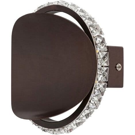 Applique LED 6W cristallo glamour bronzo Capriana Rabalux