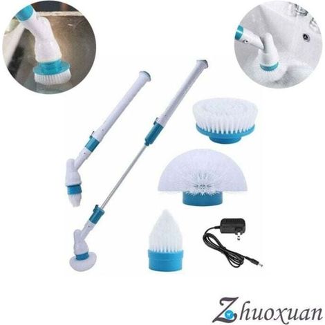 Gommage Turbo Brosse De Nettoyage Électrique Sans Fil Épurateur De Nettoyage À Rotation 360 ° 2020 (1/4)