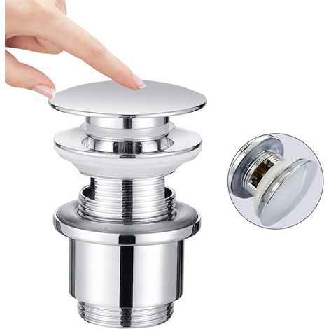 Tappo piletta scarico Pop Up per lavabo Valvola di scarico per lavabo (1/5)