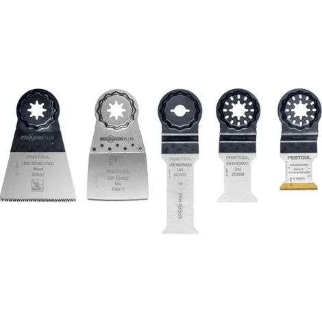 Festool OSC-SORT/5 Set di lame per utensile multifunzione Starlock 5 Pz.