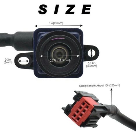 2 Adapter 56054058AH für Rückfahrkameras von Chrysler 300 und Dodge Charger (1/4)