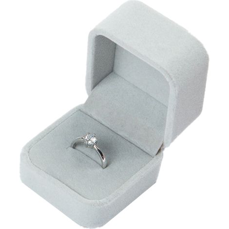Boîte cadeau en peluche pour boucles d'oreilles et étui de rangement pour bagues et boucles d'oreilles (1/5)