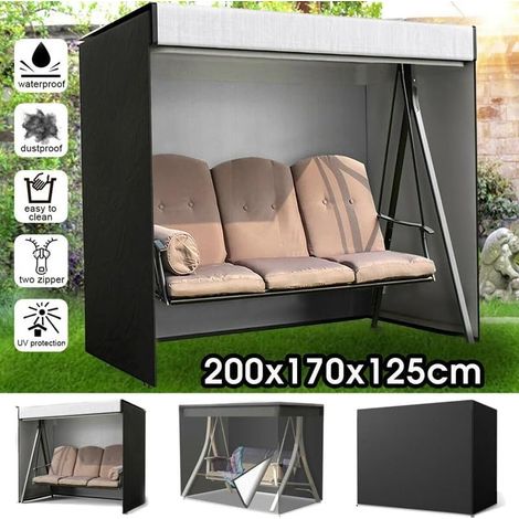 Couverture, de balançoire de Jardin, Chaise Suspendue d'extérieur, Housse de Protection extérieure, étui de Protection Solaire étanche, bâche Pare-So (1/4)