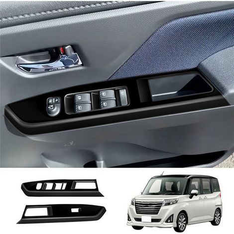 Dekorative Aufkleber für Fensterheber-Bedienfelder im Auto, passend für die Fensterheber-Bedienfelder des Roomy 2022.