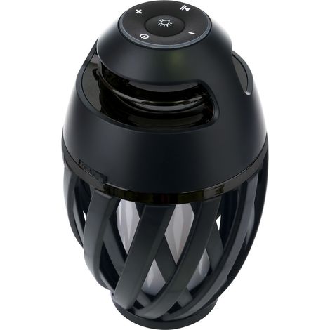 Naeve MUNA Lampe LED d'extérieur portable rechargeable noire 1400 K IP65