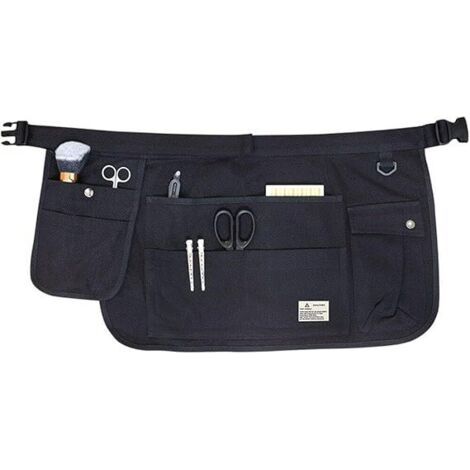 Sollbry Demi-tablier de jardinage, tablier de taille, outils de jardinage, sac de ceinture, ceinture de taille réglable pour les jardiniers de ménage, tablier en toile demi-taille (1/5)