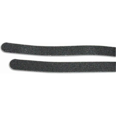 Nastro Antiscivolo Autoadesivo Nero per Scale Larghezza 20 Lunghezza 60 cm 50pz