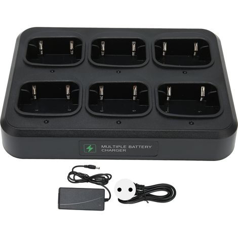 Base de chargement pour talkie-walkie à 6 voies, chargeur Radio rapide et sûr pour MD‑ 390 MD‑ 398 MD‑ 368 MD‑ 580 (1/5)