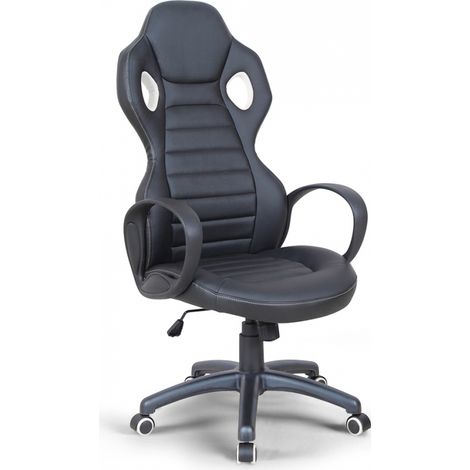 Poltrona racing sedia ufficio sportiva gaming ecopelle ergonomica GP